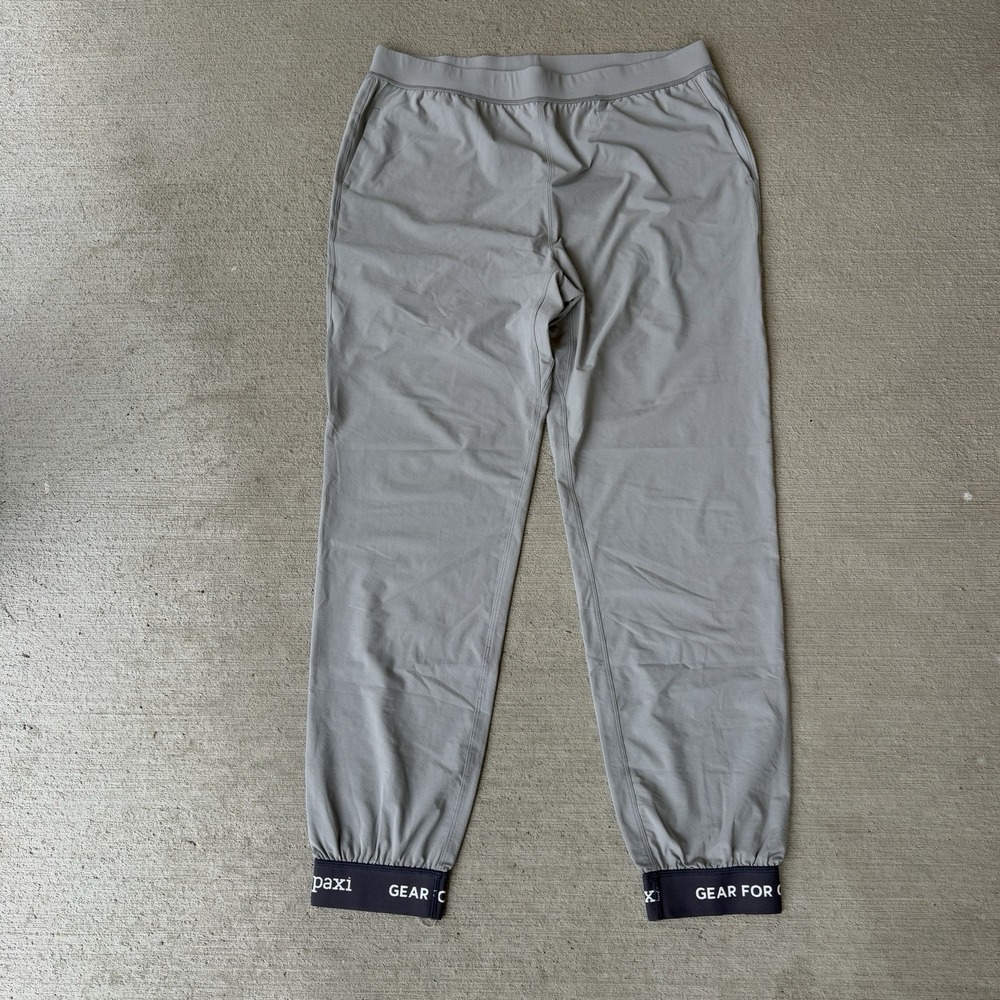 Cotopaxi Men's Jogger Pants Gray Size L Nylon Stretch Travel Athletic Gear